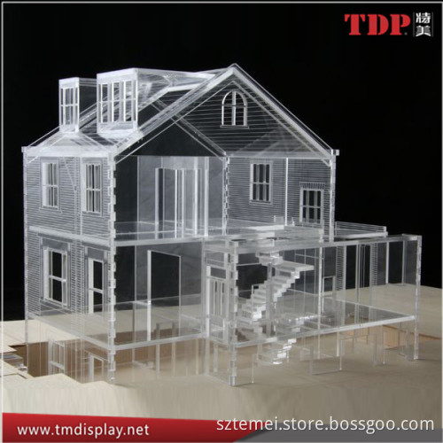 Acrylic Building Blocks Doll House,Acrylic Laser Doll House For Kids